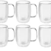 Zwilling DUBBELWANDIG ESPRESSOGLAZEN SET, 6-DELIG 2 Zwilling DUBBELWANDIG ESPRESSOGLAZEN SET, 6-DELIG -Heet Kook Verkoop set zw sorrento espresso glazen met oor 39500 111 0 4Set