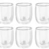 Zwilling Dubbelwandig Espressoglazenset, 6-delig 2 Zwilling Dubbelwandig Espressoglazenset, 6-delig -Heet Kook Verkoop set zw sorrento lespresso glazen 39500 075 0 5